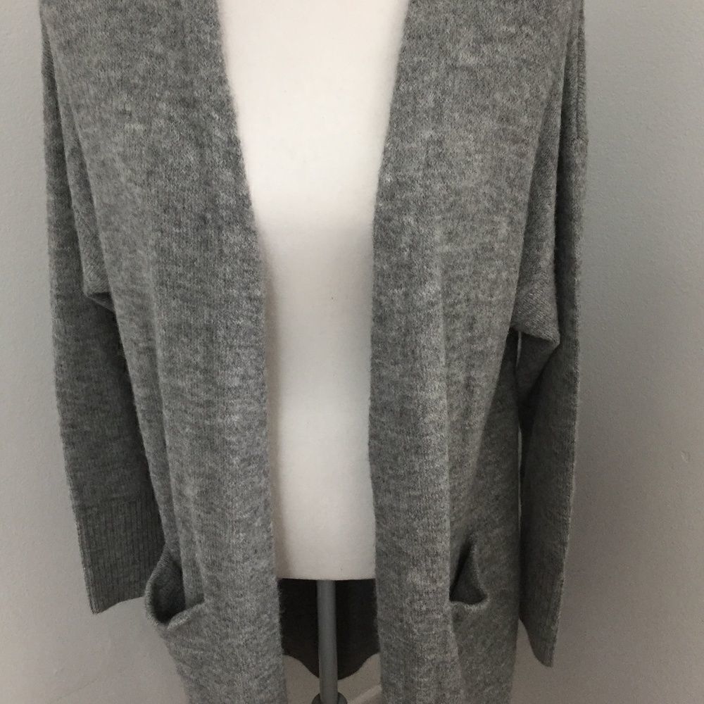 H&M Gray Longline Knit Cardigan - Picture 2 of 4
